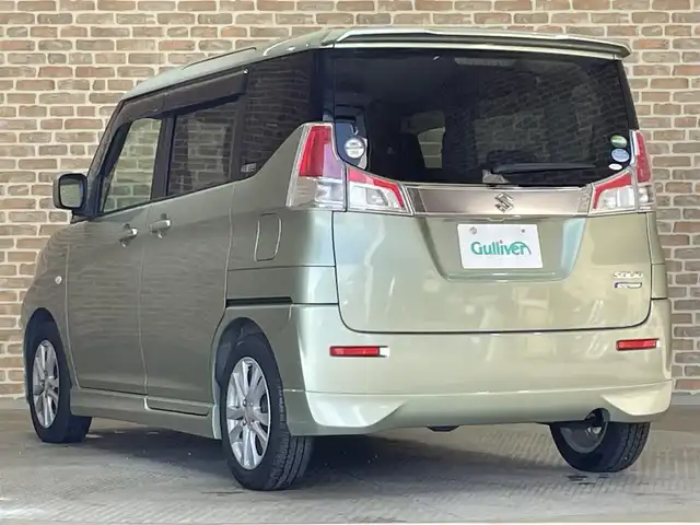 スズキ ソリオ HV MX 岩手県 2015(平27)年 7.8万km クリアライムM ４WD/左側パワースライドドア/前席シートヒーター/ロールサンシェード/横滑り防止装置/アイドリングストップ/オートエアコン/ヒーター付きドアミラー/プッシュスタート・スペアキー/CDオーディオ/ETC/助手席アンダーボックス/ヘッドライトレベライザー/純正１５インチアルミホイール/純正フロアマット/サイドエアバッグ/ドアバイザー