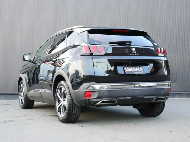 プジョー ３００８ GT ブルー HDi 静岡県 2019(令1)年 5.2万km ペルラネラブラック 純正オーディオ/Bluetooth/AppleCarPlay/ルーフレール/半革シート/前後ドラレコ/プッシュスタート/スマートキー/ETC/レーダークルーズコントロール/LEDヘッドライト/バックカメラ/アラウンドビュー/インテリジェントハイビーム/ストップ＆スタート/パーキングセンサー/ブラインドスポットモニター/ディレクショナルヘッドライト/電動格納ミラー/アンビエンスライト/ハンズフリー電動テールゲート