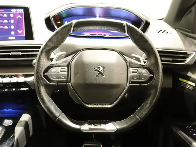プジョー ３００８ GT ブルー HDi 静岡県 2019(令1)年 5.2万km ペルラネラブラック 純正オーディオ/Bluetooth/AppleCarPlay/ルーフレール/半革シート/前後ドラレコ/プッシュスタート/スマートキー/ETC/レーダークルーズコントロール/LEDヘッドライト/バックカメラ/アラウンドビュー/インテリジェントハイビーム/ストップ＆スタート/パーキングセンサー/ブラインドスポットモニター/ディレクショナルヘッドライト/電動格納ミラー/アンビエンスライト/ハンズフリー電動テールゲート