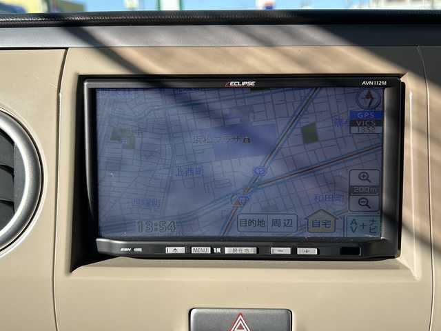 スズキ ラパン 静岡県 2013(平25)年 9万km マルーンブラウンパール ・社外ナビ（AVN112M）/・ワンセグTV（AM.FM.CD.USB）/・プッシュスタート/・ドアバイザー/・純正ホイールキャップ/・パワーウィンドウ/・社外フロアマット