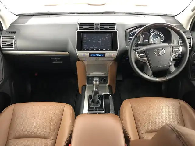 トヨタ ランドクルーザー プラド TX-L 70thアニバーサリーLTD 愛知県 2022(令4)年 4.1万km ホワイトパールクリスタルシャイン サンルーフ/茶革シート　　/純正9インチSDナビ　/(フルセグＴＶ/DVD/CD/SD)/バックカメラ　/ジャオスリフトアップ　/純正サスペンション積込　/社外グリル装着　/70th専用フロアマット/シートヒーターD＋N席/エアシートD＋N席/パワーシートD＋N席/ターボ/ETC/トヨタセーフティセンス/・LDA/・クリアランスソナー/・PCS/・RSA/・先行車発進告知/アダクティブクルーズコントロール/2ndSTART/ドアバイザー
