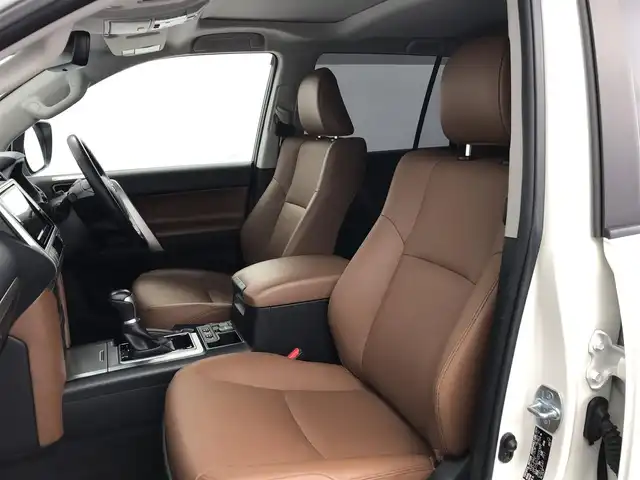 トヨタ ランドクルーザー プラド TX-L 70thアニバーサリーLTD 愛知県 2022(令4)年 4.1万km ホワイトパールクリスタルシャイン サンルーフ/茶革シート　　/純正9インチSDナビ　/(フルセグＴＶ/DVD/CD/SD)/バックカメラ　/ジャオスリフトアップ　/純正サスペンション積込　/社外グリル装着　/70th専用フロアマット/シートヒーターD＋N席/エアシートD＋N席/パワーシートD＋N席/ターボ/ETC/トヨタセーフティセンス/・LDA/・クリアランスソナー/・PCS/・RSA/・先行車発進告知/アダクティブクルーズコントロール/2ndSTART/ドアバイザー