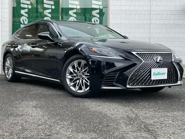 レクサス ＬＳ 500 Iパッケージ 新潟県 2020(令2)年 4.7万km ブラック ワンオーナー/４ｗｄ/メモリナビ/フルセグテレビ/アラウンドビューモニター/バックカメラ/クルーズコントロール/ドアバイザー/プッシュスタート/ETC２．０/運転席、助手席シートヒーター、クーラー/後席シートヒーター/ブレーキホールド/ブラインドスポットモニター