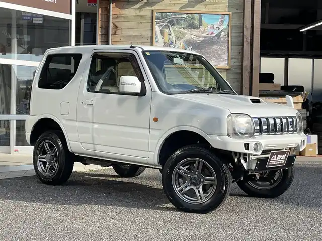 スズキ ジムニー クロスアドベンチャー XC 福島県 2012(平24)年 1.8万km パールホワイト 切替4WD/1.5インチリフトアップ/オーディオデッキ/（Bluetooth／ラジオ／SD）/Xadventure専用革シート/革巻きハンドル/フロアマット/サイドバイザー/テールランプカバー