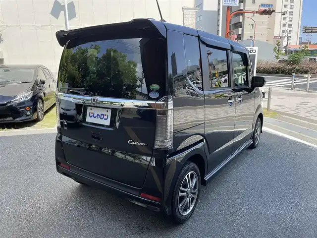 ホンダ Ｎ ＢＯＸ カスタム G Lパッケージ 兵庫県 2016(平28)年 6.9万km スマートブラック (株)IDOMが運営する【じしゃロン西宮店】の自社ローン専用車両になります。こちらは現金またはオートローンご利用時の価格です。自社ローンご希望の方は別途その旨お申付け下さい/＊ETC/＊バックカメラ/＊パワステ/＊パワーウィンドウ/＊ドラレコ/＊片側パワスラ/＊オートライト/＊LEDライト
