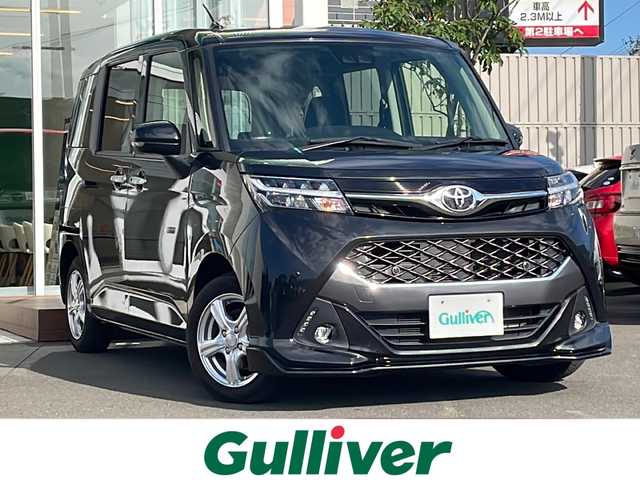 トヨタ タンク カスタムG 道央・札幌 2020(令2)年 2.8万km ブラックマイカメタリック ・４WD/・ワンオーナー/・純正SDナビ/　AM＆FM＆CD＆BT/・両側パワースライドドア/・オートエアコン/・オートライト/・寒冷地仕様/・ワイパー熱線/・アイドリングストップ/・シートヒーター/・ワンセグテレビ/・プッシュスタート/・スマートキー/・純正AW＆冬タイヤ積込/　165/65/R14/・バックカメラ/・アイドリングストップ/・ウィンカーミラー/・プッシュスタート/・ETC/・純正フロアマット/。ウィンカーミラー/・フォグライト