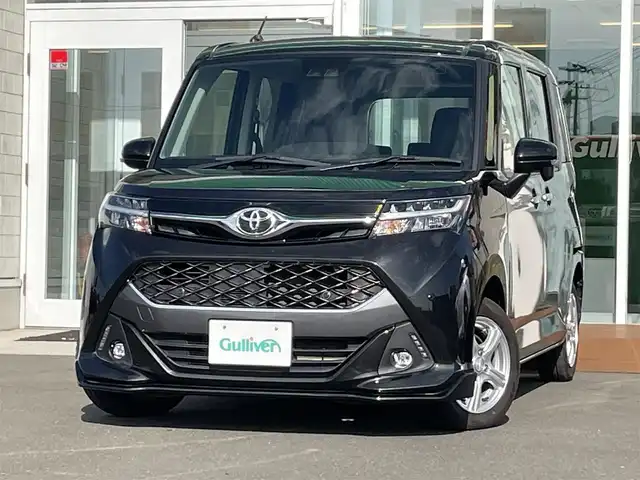 トヨタ タンク カスタムG 道央・札幌 2020(令2)年 2.8万km ブラックマイカメタリック ・４WD/・ワンオーナー/・純正SDナビ/　AM＆FM＆CD＆BT/・両側パワースライドドア/・オートエアコン/・オートライト/・寒冷地仕様/・ワイパー熱線/・アイドリングストップ/・シートヒーター/・ワンセグテレビ/・プッシュスタート/・スマートキー/・純正AW＆冬タイヤ積込/　165/65/R14/・バックカメラ/・アイドリングストップ/・ウィンカーミラー/・プッシュスタート/・ETC/・純正フロアマット/。ウィンカーミラー/・フォグライト