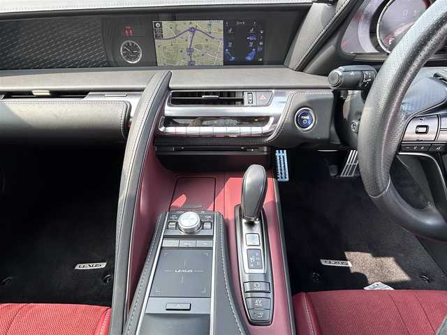 レクサス ＬＣ 500h Sパッケージ 愛知県 2017(平29)年 3.5万km ガーネットレッドマイカ スマートキー/プッシュスタート/純正メーカーナビ/フルセグTV/BT/バックカメラ/ビルトイン2.0ETC/純正21インチAW/レクサスセーフティシステム/レーダークルーズコントロール/BSM/オートライト/ドライブレコーダー/レーダー探知機/ハーフレザーシート/前席パワーシート（D席メモリー付き）/前席シートヒーター/エアシート/純正フロアマット