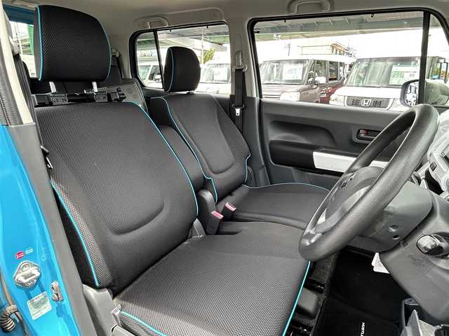 スズキ ハスラー G ターボ 愛知県 2014(平26)年 4.2万km サマーブルーM ４WD/社外ナビ/（BT/AM/FM/CD/DVD/SD)/フルセグTV/バックカメラ/プッシュスタート/アイドリングストップ/レーダーブレーキサポート/誤発進抑制機能/LEDヘッドライト/運転席シートヒーター/スマートキー/ドアバイザー/フロアマット