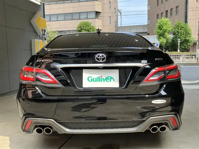 トヨタ クラウン RS 東京都 2018(平30)年 5.5万km ブラック サンルーフ /セーフティセンス/・レーントレーシングアシスト/・レーダークルーズコントロール/・プリクラッシュセーフティ/・アダクティブハイビーム/・ロードサインアシスト/・先行車発進告知機能/TコネクトSDナビゲーション/・USB /AUX /地デジ/・Blu-ray /DVD/CD/microSD/バックカメラ/社外18インチアルミ/パドルシフト/スマートキー/GPSレーダー/ビルトインETC/保証書・取扱説明書/スペアキー