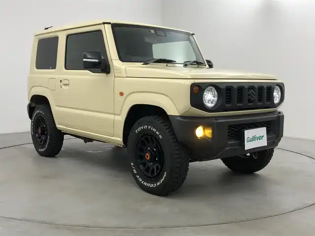 スズキ ジムニー XC 愛知県 2020(令2)年 4.3万km シフォンアイボリーM パートタイム４WD/スズキセーフティーサポート/・衝突軽減ブレーキ/・横滑り防止装置/純正SDナビ/・フルセグTV/・Bluetooth/DELTAFORCEアルミホイール/フォグランプ/前後ドライブレコーダー/LEDヘッドライト/ETC