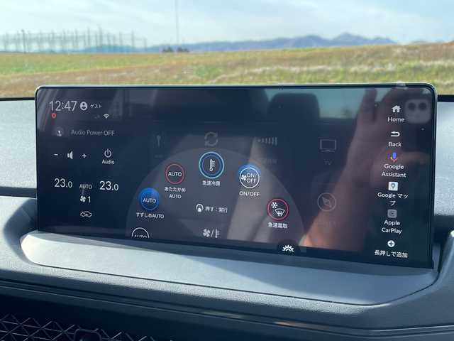 ホンダ アコード e:HEV 新潟県 2024(令6)年 2.2万km プラチナホワイトパール 4WD/純正ディスプレイオーディオ/BT/フルセグテレビ/全方位カメラ/ETC2.0/ドライブレコーダー/衝突被害軽減ブレーキ/レーンキープアシスト/レーダークルーズコントロール/革シート/パワーシート/シートヒーター/パドルシフト/ステアリングスイッチ/コーナーセンサー/スマートキー/プッシュスタート/LEDヘッドライト/オートライト/オートハイビーム/純正18インチアルミホイール