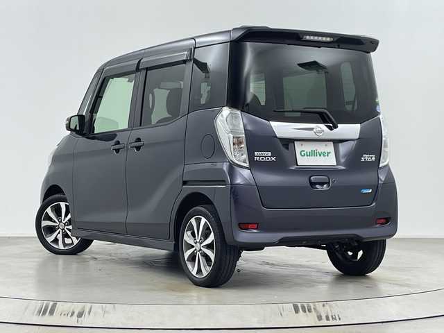 日産 デイズ ルークス ハイウェイスターX Gパッケージ 埼玉県 2016(平28)年 3.8万km プレミアムパープルP 純正ナビ/(Bluetooth/iPod/USB/CD/DVD/FM/AM/VTR/AUX/HDMI)/フルセグテレビ/全方位カメラ/ETC/両側パワースライドドア/衝突被害軽減ブレーキ/サーキュレーター/オートLEDライト/純正フロアマット/純正15インチアルミホイール