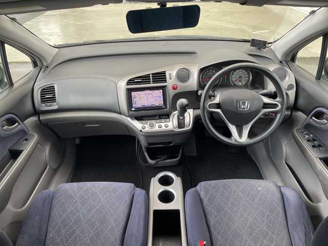 ホンダ ストリーム X スタイリッシュ パッケージ 秋田県 2011(平23)年 14万km クリスタルブラックパール ・社外ナビ/・フルセグTV（CD・DVD再生可）/・Bluetooth/・バックカメラ/・ETC/・オートライト/・純正フロアマット