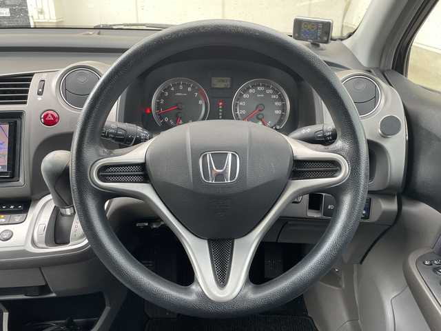 ホンダ ストリーム X スタイリッシュ パッケージ 秋田県 2011(平23)年 14万km クリスタルブラックパール ・社外ナビ/・フルセグTV（CD・DVD再生可）/・Bluetooth/・バックカメラ/・ETC/・オートライト/・純正フロアマット