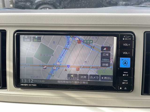 ダイハツ ミラ トコット G SA Ⅲ 福岡県 2023(令5)年 2.9万km ブラックマイカメタリック ワンオーナー/純正ナビNMZK-W730/(Bluetooth・フルセグTV・DVD・CD再生機能）/パノラマモニター（全周囲モニター）/ドライブレコーダー前方（DRN-HD2N)/シートヒーター（運転席・助手席）/USB入力端子（3か所）/アイドリングストップ（オフ）/純正フロアマット/先進発車お知らせ機能/スマートキー/スペアキー/パワーウィンドウ/パワーステアリング/保証書/取扱説明書