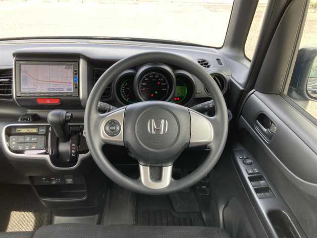 ホンダ Ｎ ＢＯＸ G Lパッケージ 鳥取県 2016(平28)年 4.5万km スマートブラック 純正ナビ/ワンセグ/CD/BT/USB/バックカメラ/ビルトインETC/片側パワースライドドア/フォグライト/プッシュエンジンスタート/アイドリングストップ/ウィンカーミラー/電動格納ミラー/フロアマット/ドアバイザー
