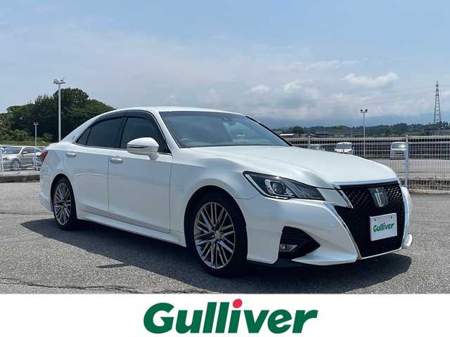 トヨタ クラウン アスリート S 富山県 2017(平29)年 8.6万km ホワイトパールクリスタルシャイン 純正メーカーナビ/フルセグ/Bluetooth/バックカメラ/ETC/運転席パワーシート/助手席パワーシート/トヨタセーフティセンス