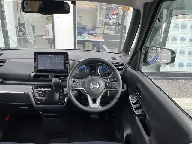 日産 ルークス HWS Gターボ プロパイロットED 千葉県 2020(令2)年 5万km アトランティックブルー 純正9インチナビ/（フルセグTV/BT/CD/DVD/FM/AM）/全周囲カメラ/両側パワースライドドア/プロパイロット/インテリジェントエマージェンシーブレーキ/踏み間違え防止アシスト/車線逸脱警報/横滑り防止装置/ETC/ドライブレコーダー/アイドリングストップ/LEDオートヘッドライト/フォグランプ/ウィンカーミラー/電動格納ミラー/純正15インチAW/プッシュスタート/スマートキー×2/フロアマット/ドアバイザー/取扱説明書/保証書