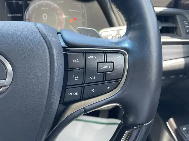 レクサス ＥＳ 300h バージョンL 千葉県 2019(令1)年 8.4万km ソニッククォーツ ムーンルーフ/ブラックレザーシート/純正12.3インチSDナビ/・CD/DVD/MSV/Bluetooth/フルセグTV/パノラミックビューカメラ/デジタルアウターミラー/デジタルインナーミラー/レクサスセーフティシステム＋/・レーダークルーズコントロール/・プリクラッシュセーフティ/・レーンキープアシスト/・パーキングサポートブレーキ/・オートマチックハイビーム/・ブラインドスポットモニター/全席シートヒーター/前席シートベンチレーション/前席パワーシート/前後コーナーセンサー/パワートランクリッド/AC100V1500W電源/LEDヘッドランプ/オートライト/純正18インチアルミホイール/ウッドコンビステアリング/ヘッドアップディスプレイ/ステアリングヒーター/パドルシフト/左右独立オートエアコン/スマートエントリー/ビルトインETC2.0/純正ドライブレコーダー/サイド＆カーテンエアバッグ