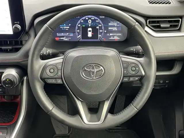 トヨタ ＲＡＶ４ アドベンチャー オフロードPKGⅡ 岡山県 2023(令5)年 3.2万km アティチュードブラックマイカ 純正10.5インチディスプレイオーディオ/【ナビ/フルセグTV/Bluetooth/USB/Carplay】/パノラミックビューモニター/ブラインドスポットモニター/レーダークルーズコントロール/ステアリングヒーター/合皮シート/前席シートヒーター/前席エアシート/運転席パワーシート/LEDヘッドライト/LEDフォグランプ/前後コーナーセンサー/ルーフレール/オートブレーキホールド/ビルトインETC2.0