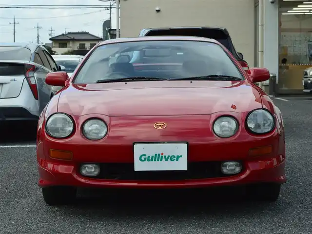 トヨタ セリカ SS－Ⅱ 栃木県 1994(平6)年 19.2万km スーパーレッドⅣ 純正オリジナル/5速マニュアル/ムーンルーフ/社外オーディオ/[CD/AM/FM]/フォグランプ/ツイータースピーカー/革巻きステアリング/純正マット/サンシェード/取扱説明書/保証書