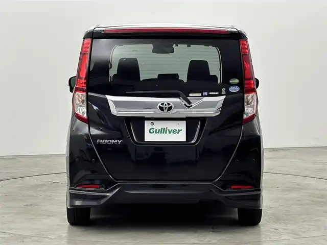 トヨタ ルーミー カスタムG－T 福岡県 2018(平30)年 5.6万km ブラックマイカメタリック モデリスタエアロ　/純正ナビ／フルセグＴＶ／ＢＴ　/両側パワースライドドア　/ＥＴＣ　/バックカメラ/クルーズコントロール　/衝突被害軽減システム　/レーンキープ　/コーナーセンサー　/横滑り防止　/オートマチックハイビーム　/ＬＥＤ