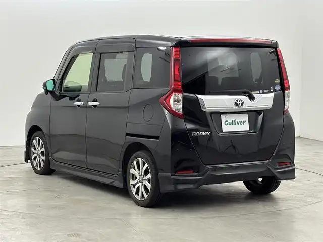 トヨタ ルーミー カスタムG－T 福岡県 2018(平30)年 5.6万km ブラックマイカメタリック モデリスタエアロ　/純正ナビ／フルセグＴＶ／ＢＴ　/両側パワースライドドア　/ＥＴＣ　/バックカメラ/クルーズコントロール　/衝突被害軽減システム　/レーンキープ　/コーナーセンサー　/横滑り防止　/オートマチックハイビーム　/ＬＥＤ