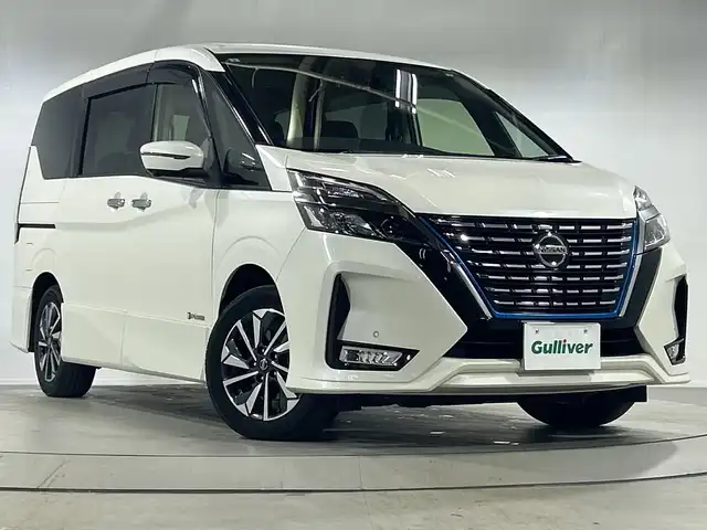 日産 セレナ e－パワー ハイウェイスター V 神奈川県 2019(令1)年 7.5万km ブリリアントホワイトパール 純正ディーラーオプションSDナビ/Bluetooth・CD・DVD・BD・SD・USB・AppleCarPlay・AndroidAuto・フルセグTV/後席専用モニター/全方位運転支援システム/インテリジェントアラウンドビューモニター/ハンズフリーパワースライドドア/ブラインドスポットモニター/シートヒーター/ステアリングヒーター/ビルトインETC/社外360度ドライブレコーダー/クルーズコントロール/レーンキープアシスト/アイドリングストップ/社外フロアマット/スマートキー/純正16インチアルミホイール/LEDヘッドランプ/ウォークスルー/横滑り防止装置/盗難防止装置/衝突被害軽減システム