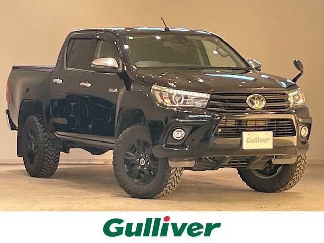 トヨタ ハイラックス Z 宮城県 2018(平30)年 8.6万km アティチュードブラックマイカ 4WD/社外エンジンスターター/トヨタセーフティセンス/・プリクラッシュセーフティ/・クルーズコントロール/・レーンキープアシスト/・ダウンヒルアシストコントロール/・車線逸脱警報装置/純正ナビ/・型番：NSZT-W66T/・フルセグTV/Bluetooth/CD/DVD/・バックカメラ/・ETC/革巻きステアリング/・ステアリングスイッチ/プッシュスタート/・スマートキー/LEDヘッドライト/・オートライト/革調シートカバー/トノカバー/ドアバイザー