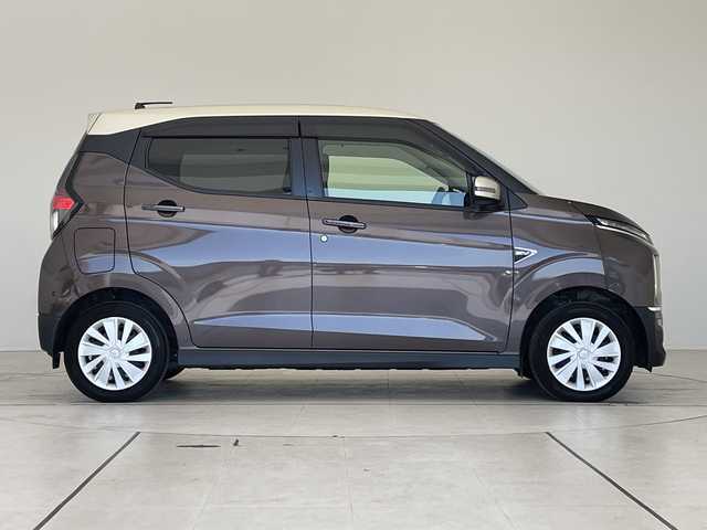 三菱 ｅＫクロス ＥＶ G 愛知県 2023(令5)年 1.9万km 茶Ⅱ SDナビ/バックカメラ/コーナーセンサー/LEDヘッドライト/ドライブレコーダー/衝突軽減システム/フルセグ/CD DVD/Bluetooth/ステアリングスイッチ/スマートキー/プッシュスタート