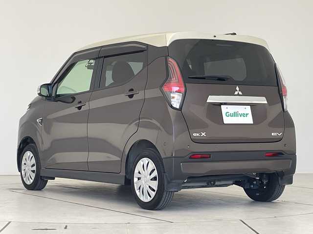 三菱 ｅＫクロス ＥＶ G 愛知県 2023(令5)年 1.9万km 茶Ⅱ SDナビ/バックカメラ/コーナーセンサー/LEDヘッドライト/ドライブレコーダー/衝突軽減システム/フルセグ/CD DVD/Bluetooth/ステアリングスイッチ/スマートキー/プッシュスタート