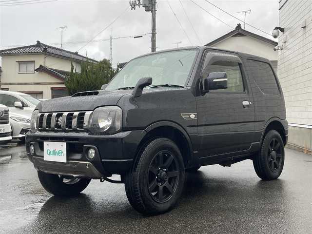 スズキ ジムニー ランドベンチャー 山形県 2017(平29)年 6.3万km ブルーイッシュブラックパール3 禁煙車/4WDターボ/フォグランプ/レザーシート&シートヒーター/プライバシーガラス/シートヒーター/電動格納ミラー/社外16インチアルミ/ETC/取扱説明書、保証書