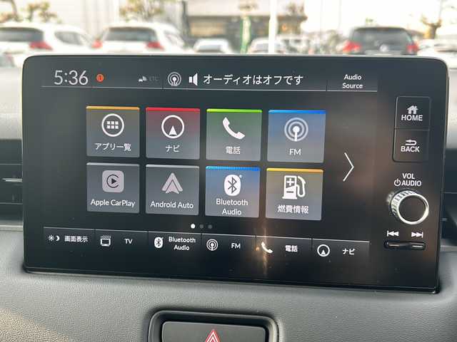 ホンダ ヴェゼル ハイブリッド e:HEV Z 岡山県 2025(令7)年 0.1万km未満 プラチナホワイトパール 登録済未使用車/純正メモリナビ/（USB/Bluetooth/フルセグTV//AppleCarPlay/AndroidAuto）/バックカメラ/ホンダセンシング/コーナーセンサー（前後）/アダクティブクルーズコントロール/プリクラッシュセーフティー/LKA/ブラインドスポットモニター/横滑り防止装置/盗難防止装置/カーテンエアバッグ/ダウンアシストコントロール/パワーバックドア/ハーフレザーシート/シートヒーター（D/N席）/ステアリングヒーター/パドルシフト/ビルトインETC2.0/LEDヘッドライト/オートライト/オートマチックハイビーム/MTモード付AT/ワイヤレス充電