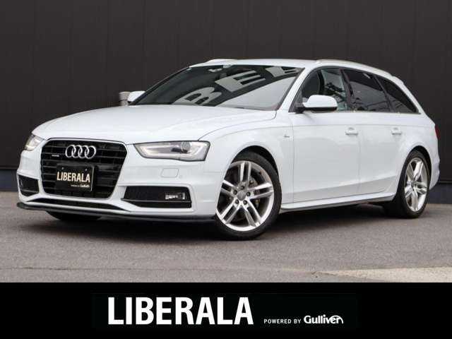 アウディ Ａ４ アバント 2．0 TFSIクワトロ 長野県 2015(平27)年 2.6万km 白 ハーフレザーシート　/純正ナビＴＶ　/バックカメラ　/パワーシート／シートヒーター　/パワーバックドア　/パーキングエイド　/バイキセノンライト　/パーキングエイド　/純正１８ＡＷ　/アドバンストキー
