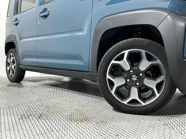 スズキ ハスラー HYBRID X 大阪府 2021(令3)年 1.9万km デニムブルー ガンメタリック 2トーン 社外ナビ(フルセグ/DVD再生/Bluetooth) バックカメラ ETC 衝突軽減 レーンアシスト シートヒーター オートライト スマートキー プッシュスタート 前後ドラレコ