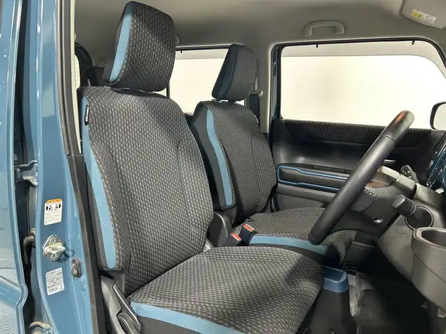 スズキ ハスラー HYBRID X 大阪府 2021(令3)年 1.9万km デニムブルー ガンメタリック 2トーン 社外ナビ(フルセグ/DVD再生/Bluetooth) バックカメラ ETC 衝突軽減 レーンアシスト シートヒーター オートライト スマートキー プッシュスタート 前後ドラレコ
