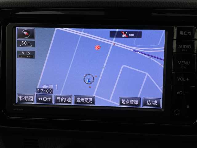 トヨタ ヴィッツ 1.3F LEDエディション 新潟県 2016(平28)年 8.7万km クールソーダメタリック 純正メモリナビ/ワンセグ/　CD/Bluetooth/NSCP-W64/バックカメラ/スマートキー×２/LEDヘッドライト/オートライト/衝突被害軽減ブレーキ/プッシュスタート/横滑り防止装置/電動格納式ミラー/ETC