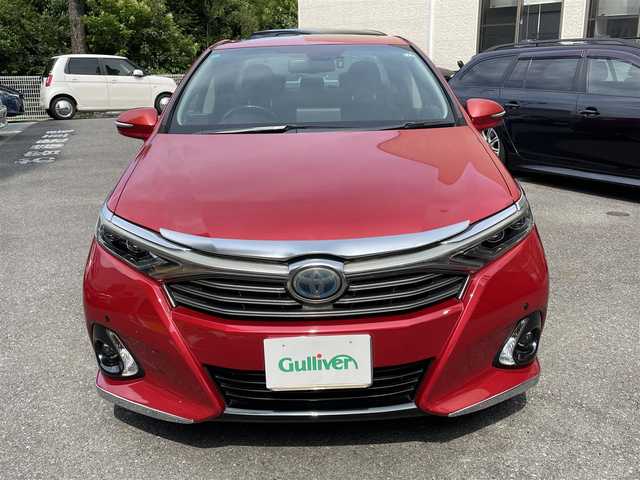 トヨタ ＳＡＩ G Aパッケージ 静岡県 2015(平27)年 6万km レッドマイカメタリック ワンオーナー/サンルーフ/純正ナビ/フルセグTV/DVD/CD/SD/BT/MSV/USB/黒革シート/前席シートヒーター/前席パワーシート/運転席シートメモリー/バックカメラ/プリクラッシュセーフティ/レーンキープアシスト/レーダークルーズコントロール/前後コーナーセンサー/前方ドライブレコーダー/ビルトインETC/リヤ電動サンシェード/TVキャンセラー/LEDヘッドライト/LEDフォグライト/スマートキー×2/保証書/取扱説明書/ナビ取扱説明書