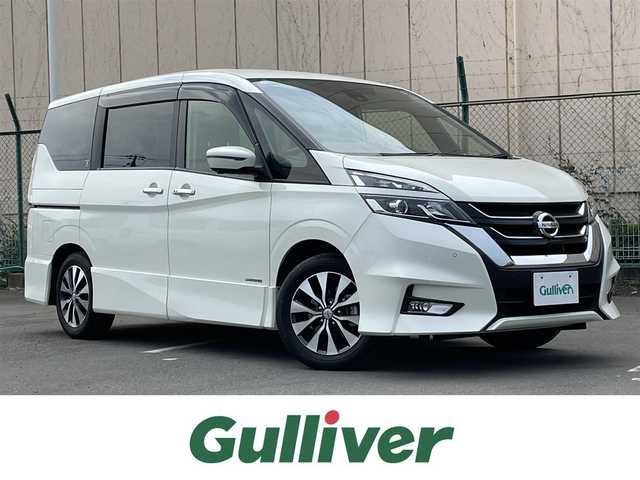 日産 セレナ ハイウェイスターVセレクションⅡ 東京都 2018(平30)年 2.6万km ブリリアントホワイトパール 純正11型ナビ/アラウンドビューモニター/デジタルミラー/エマージェンシーブレーキ/車線逸脱警報/ソナー/プロパイロット/ハンズフリーオートスライドドア/ＥＴＣ/ドライブレコーダー