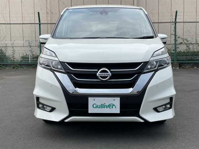 日産 セレナ ハイウェイスターVセレクションⅡ 東京都 2018(平30)年 2.6万km ブリリアントホワイトパール 純正11型ナビ/アラウンドビューモニター/デジタルミラー/エマージェンシーブレーキ/車線逸脱警報/ソナー/プロパイロット/ハンズフリーオートスライドドア/ＥＴＣ/ドライブレコーダー