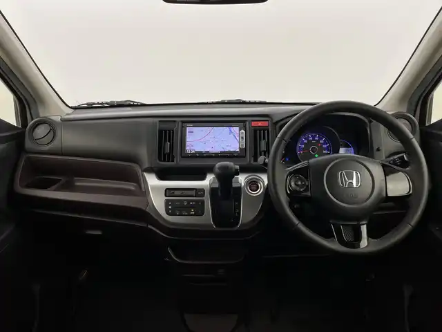 ホンダ Ｎ ＷＧＮ カスタム G 新潟県 2015(平27)年 9.8万km プレミアムホワイトパール 4WD/純正ナビ/　　ワンセグ/CD/DVD/BT/バックモニター/LEDオートライト/純正14インチアルミホイール/ステアリングスイッチ/ミラーヒーター/スマートキー/ETC