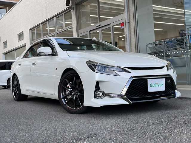 トヨタ マークＸ 250S GRスポーツ 高知県 2017(平29)年 5.5万km ホワイトパールクリスタルシャイン GR/純正ナビ/バックモニター/ETC/ドライブレコーダー/トヨタセーフティ/・クルーズコントロール/プッシュスタート/GR19インチAW/ハーフレザーシート