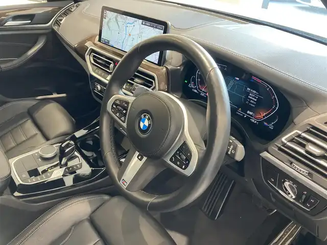 ＢＭＷ Ｘ３ xDrive20d Mスポーツ 熊本県 2022(令4)年 3.2万km アルピンホワイトⅢ ハイラインパッケージ/パノラマサンルーフ/ブラックフルレザーシート/全席シートヒーター/前席パワーシート/純正HDDナビ/360°カメラ/パーキングアシスト/コーナーセンサー/インテリジェントセーフティー/アダプティブクルーズコントロール/Bluetooth/AppleCarPlay/USB/フルセグテレビ/パワートランクドア/ETC2.0/【Mスポーツ / アルピンホワイト（300）】