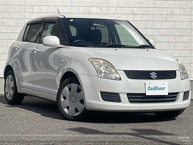 スズキ スイフト XG 岩手県 2008(平20)年 10.7万km パールホワイト 4WD 純正オーディオ 前席シートヒーター ワイパーデアイサー ライトレベライザー フロアマット ドアバイザー スマートキー 純正ホイールキャップ