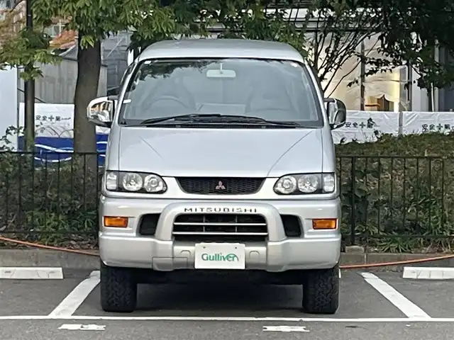 三菱 デリカ スペースギア 宮城県 2005(平17)年 8万km クールシルバーメタリック ワンオーナー/4WD/カーオーディオ/（型番：RY-390CD）/・CD/センターデフロック/アンチロック・ブレーキ・システム/ETC/純正アルミホイール/電動格納ミラー/パワーウィンドウ/3列シート/ウォークスルー/社外フロアマット/ドアバイザー/片側スライドドア