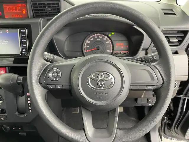 トヨタ ルーミー X 富山県 2021(令3)年 2.5万km ブラックマイカメタリック 純正ナビ/TV/Bluetooth/バックカメラ/ETC/ドライブレコーダー /片側パワースライドドア /スマートアシスト /シートヒーター /純正フロアマット/ドアバイザー/スマートキー/スペアキー/プッシュスタート/LEDオートライト/シートバックテーブル/サンシェード