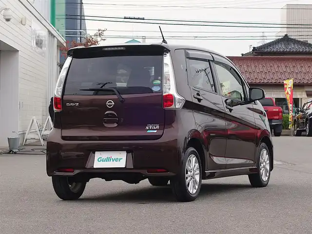 日産 デイズ ハイウェイスターX 山形県 2014(平26)年 7.8万km モカブラウンP ４WD/ワンオーナー/純正SDナビ/　【CD DVD BT フルセグ USB AUX AM/FM】/アラウンドビューモニター/シートヒーター/純正14インチアルミホイール/アイドリングストップ/インテリジェントルームミラー/電動格納ウィンカーミラー/フォグランプ/純正フロアマット/ドアバイザー/スマートキー/ETC