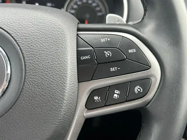 クライスラー・ジープ ジープ チェロキー リミテッド 茨城県 2019(平31)年 1.8万km ダイヤモンドブラッククリスタル テクノロジーパッケージ/プリクラッシュ/コーナーセンサー/アクティブクルーズコントロール/純正ナビ　TV/BT/AF/FM/バックカメラ/パワーバックドア（フットオープナー）/シートヒーター/シートベンチレーション/ルーフレール/パワーシート（シートメモリ付き）/USBポート/パドルシフト/ステアリングスイッチ/純正フロアマット/ドラレコ/LEDオートライト/オートハイビーム/アイドリングストップ/ETC