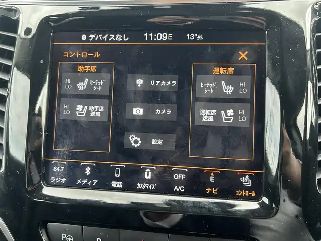 クライスラー・ジープ ジープ チェロキー リミテッド 茨城県 2019(平31)年 1.8万km ダイヤモンドブラッククリスタル テクノロジーパッケージ/プリクラッシュ/コーナーセンサー/アクティブクルーズコントロール/純正ナビ　TV/BT/AF/FM/バックカメラ/パワーバックドア（フットオープナー）/シートヒーター/シートベンチレーション/ルーフレール/パワーシート（シートメモリ付き）/USBポート/パドルシフト/ステアリングスイッチ/純正フロアマット/ドラレコ/LEDオートライト/オートハイビーム/アイドリングストップ/ETC